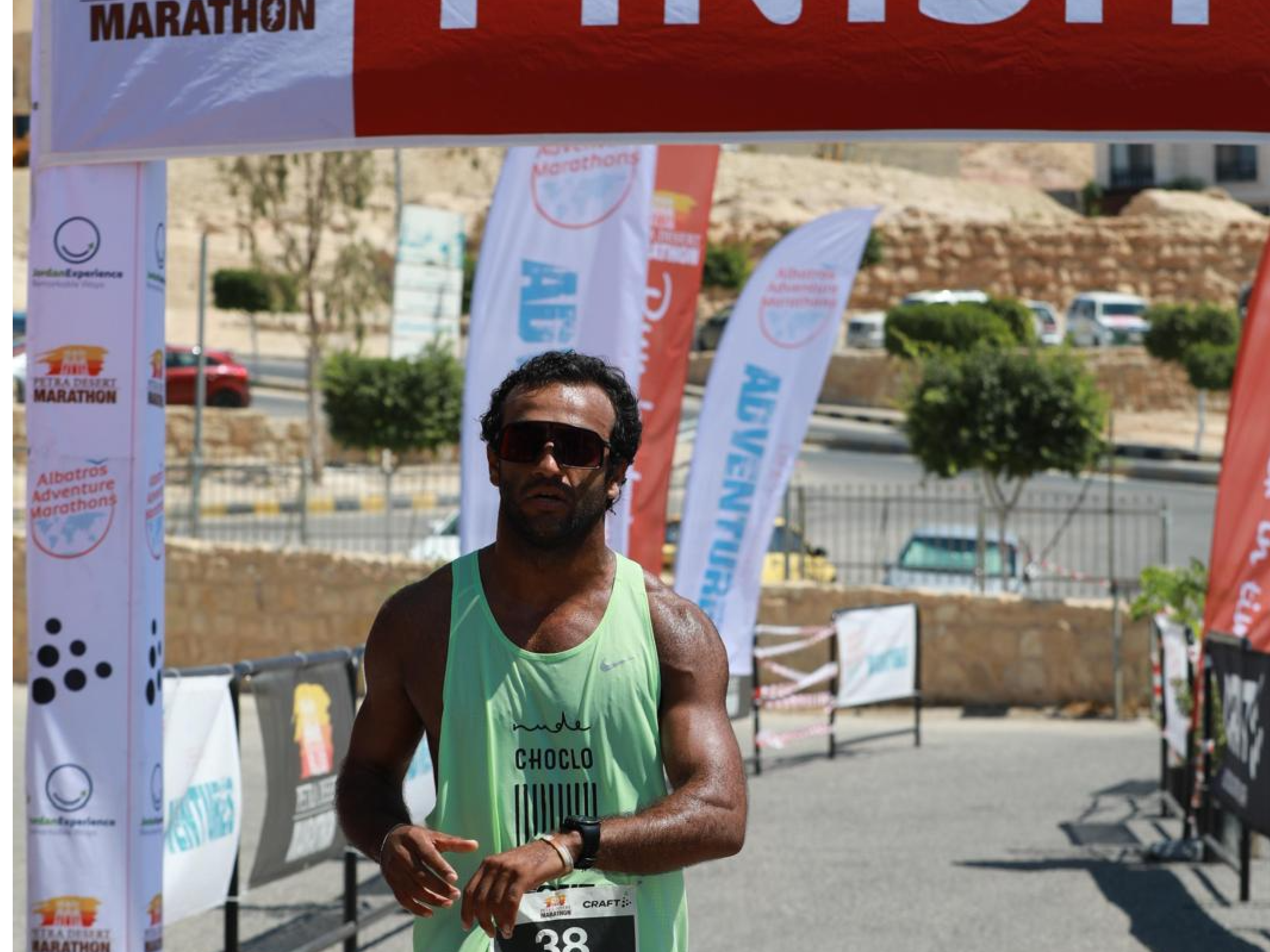 Image of Sina Ghafelzadeh Marathon Jordanië 2024